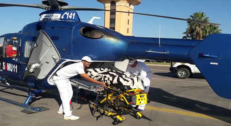 تم تعويض المروحية الطبية بعد غياب دام عدة أيام