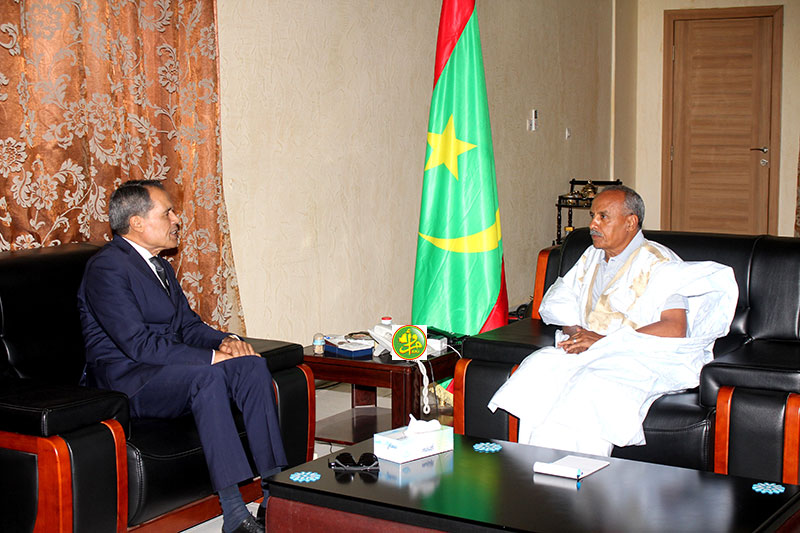 سفير المغرب بموريتانيا في ضيافة رئيس الجمعية الوطنية.