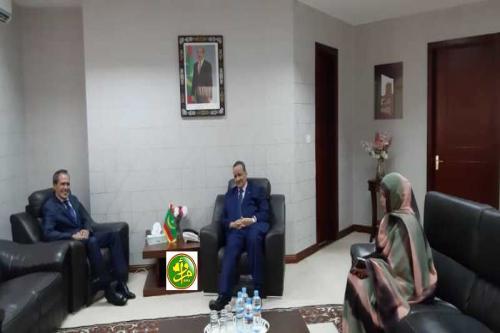 وزير خارجية موريتانيا يستقبل سفير المغرب،والولايات المتحدة،والصين.
