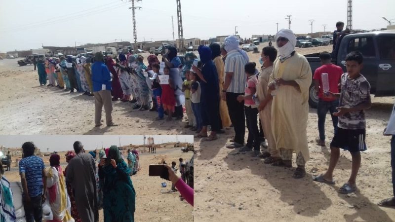 و تستمر الإحتجاجات لليوم السادس بمخيمات الصحراويين