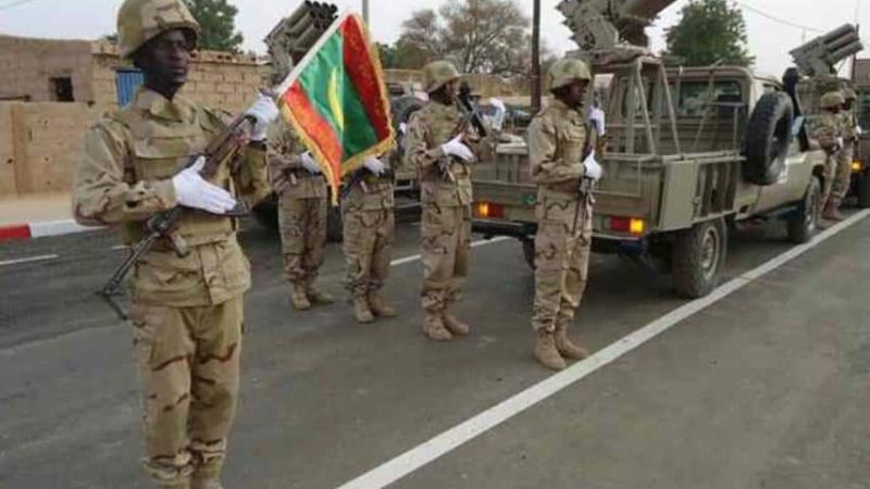 الجيش الموريتاني ينشر وحداته على طول الشريط الحدودي المحاذي لمعبر الكركرات