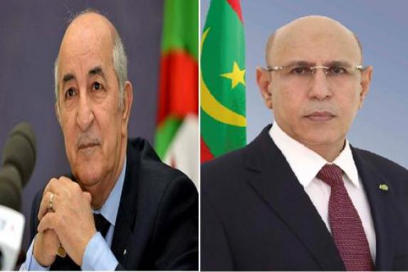 إتصال هاتفي بين الرئيس الموريتاني و الجزائري