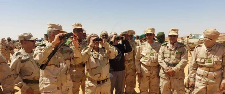 الجيش الموريتاني ينهي أكبر مناورة