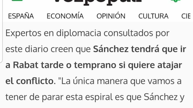حسب صحيفة إسبانية يتعين على شنسيز الذهاب إلى الرباط فورا