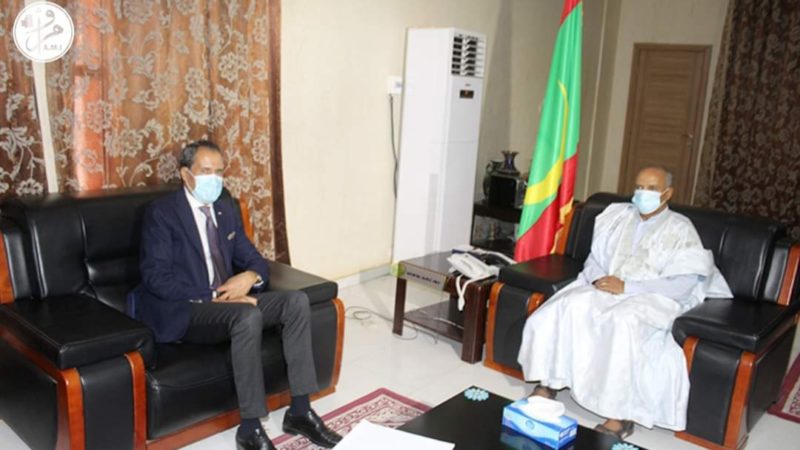 رئيس الجمعية الوطنية الموريتانية يستقبل السفير المغربي